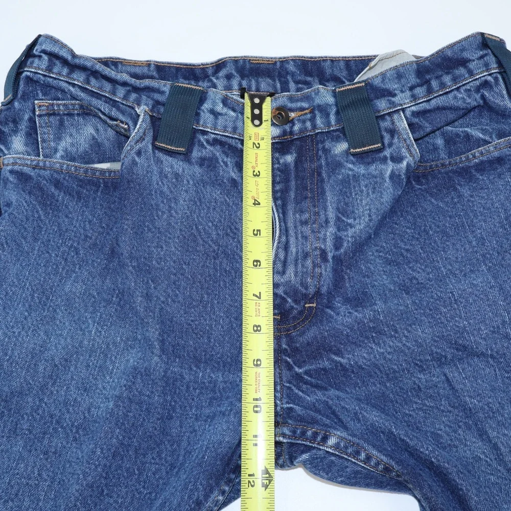 Kitanica Mens Tactical Denim Jeans Made in USA Dark Wash Straight Leg Size 36x30